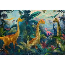 Jurassic Journey 1 Wall Mural