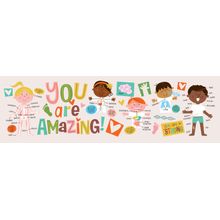 You Are Awesome Body Beige Wall Mural