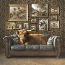 Highland Heaven Wall Mural