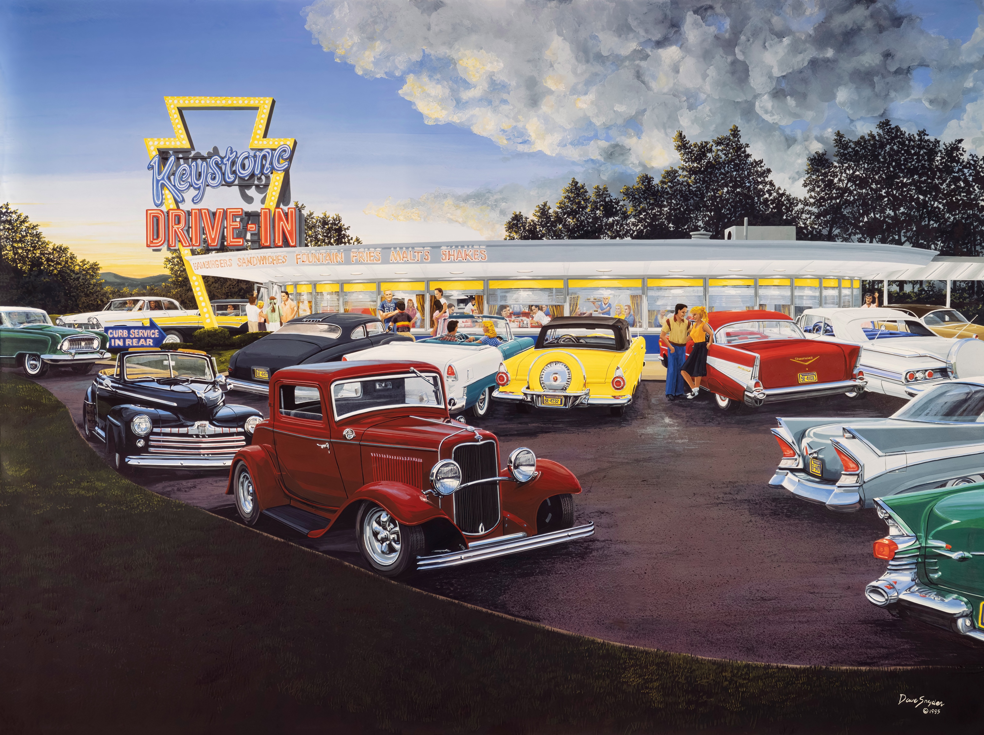 Keystone Drive-in Wall Mural - Murals Your Way