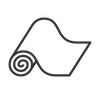 Icon of roll of material