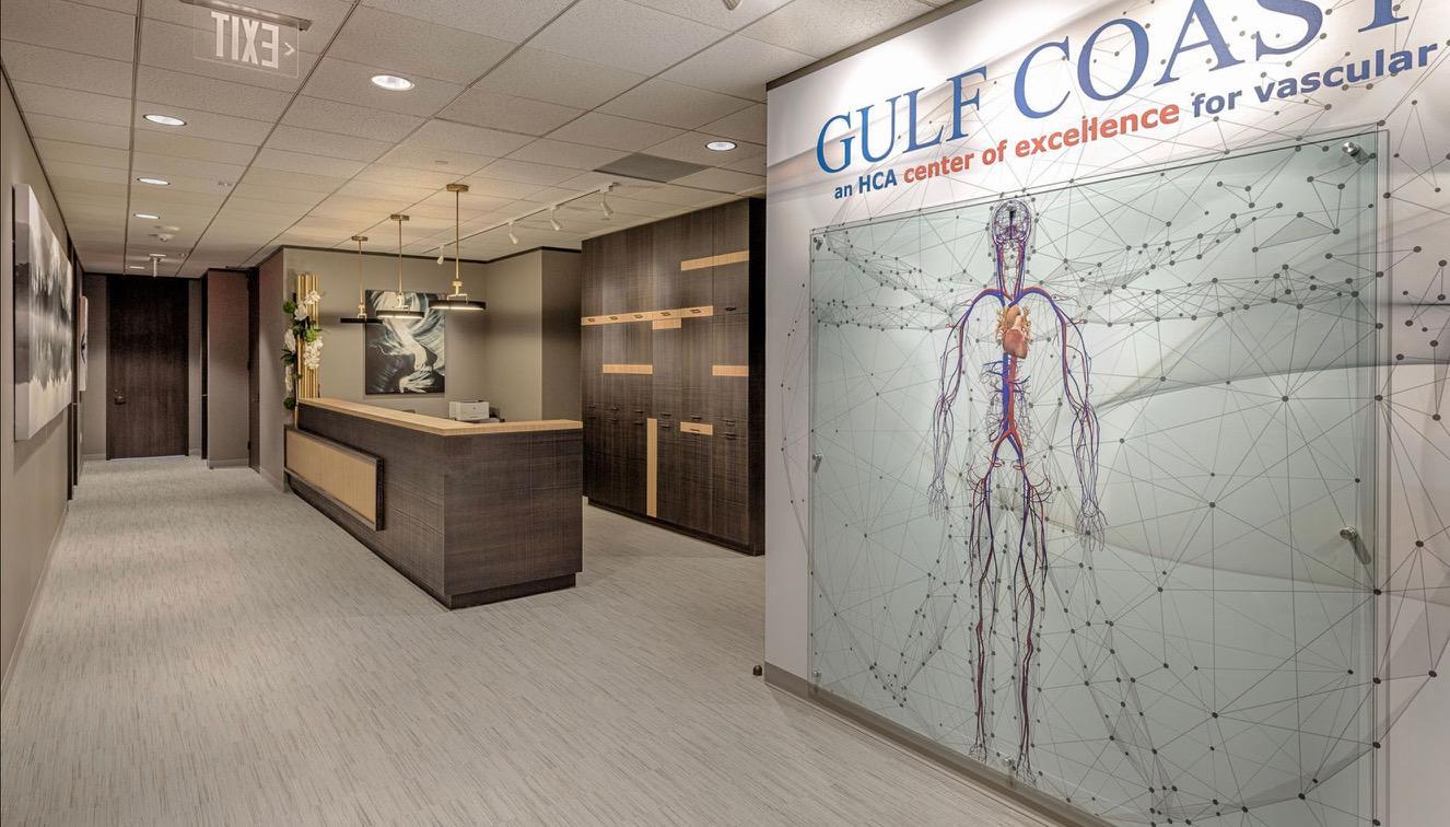 Custom Gulf Coast Medical Office Mural