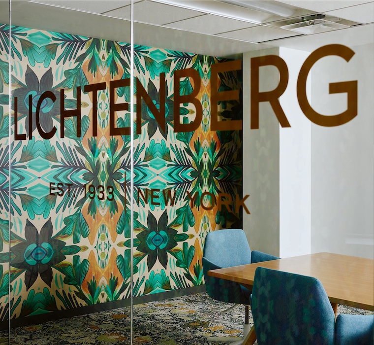 custom mural in office