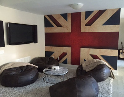 United Kingdom Flag Mural Wallpaper