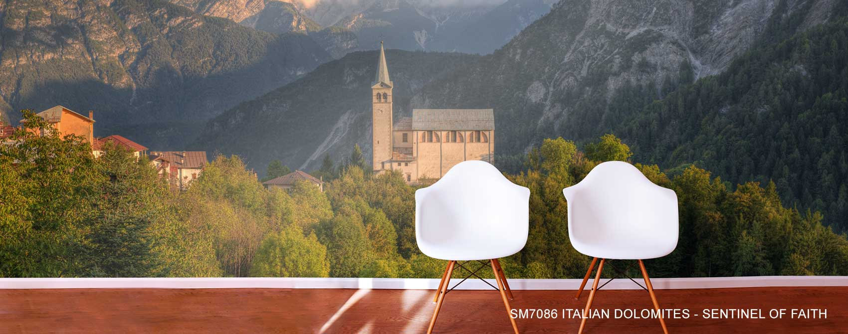 Italian Dolomites - Sentinel of Faith Wallpaper Mural