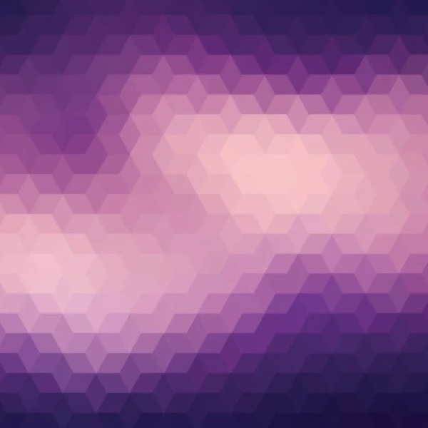 An ombre geometric pattern in various shades of light to dark purple