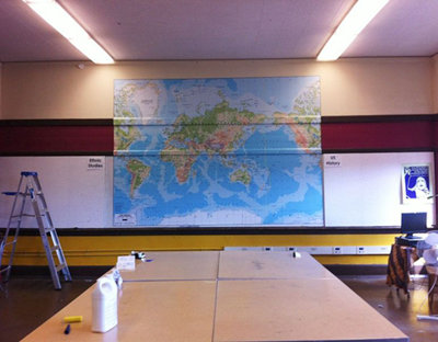 EGI World Map Mural