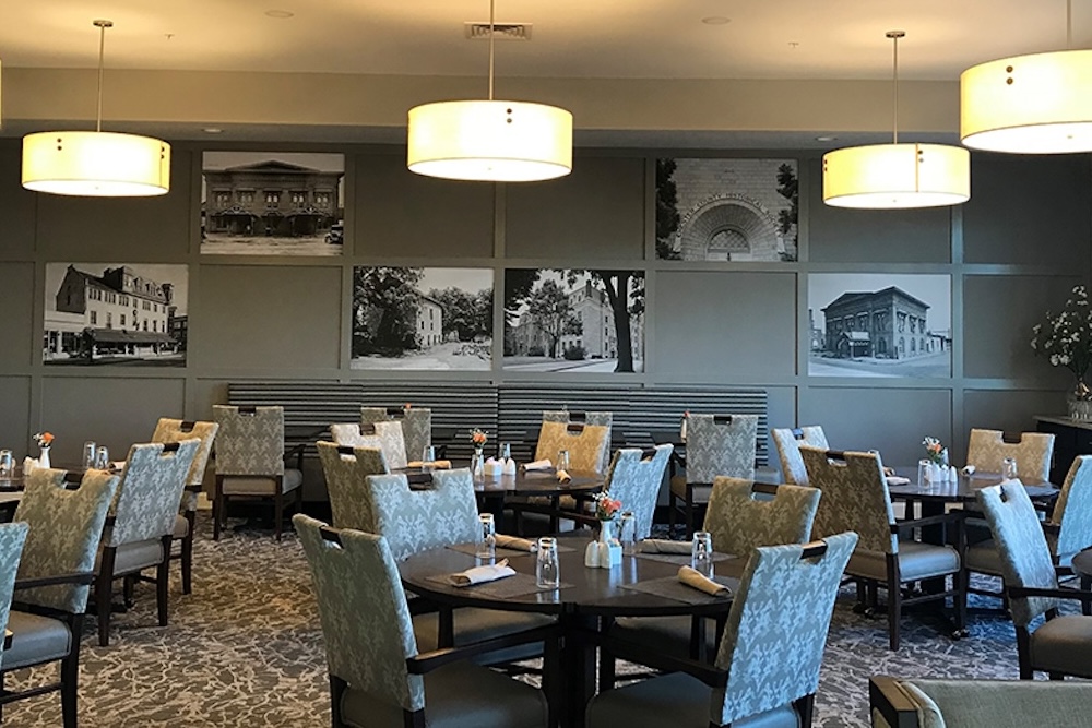 Custom Vintage Photo Black and White Collage Wall Mural Dining Room