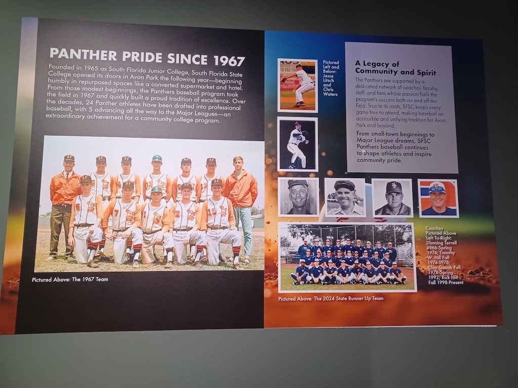 Baseball Mural In Museum