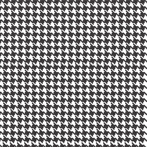 Houndstooth pattern in black and white