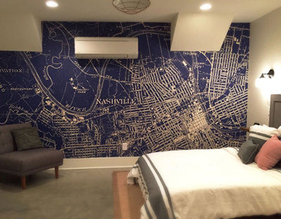 Nashville Map Mural
