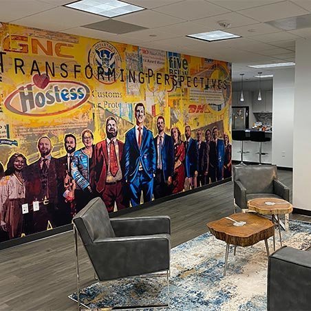 Commercial Wallcoverings And Business Murals