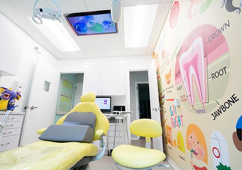 Bright Smile Wallpaper Mural in pediatric dental office